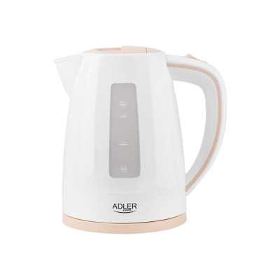 Adler Kettle AD 1264 Standard 2200 W 1.7 L Plastic 360 rotational base White