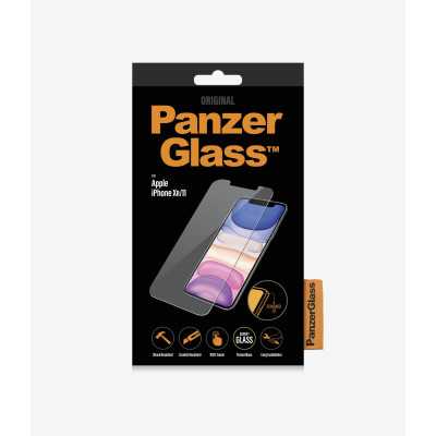 PanzerGlass Apple iPhone XR/11 Hybrid glass Transparent Screen Protector Full frame coverage Rounded edges 100% touch preservati