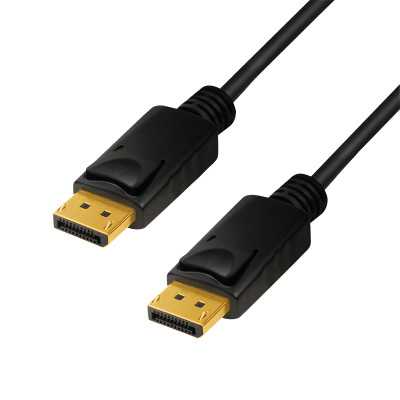 Logilink DisplayPort Cable Black DP to DP 1 m