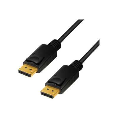 Logilink DisplayPort Cable Black DP to DP 1 m