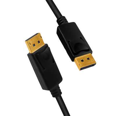 Logilink DisplayPort Cable Black DP to DP 1 m