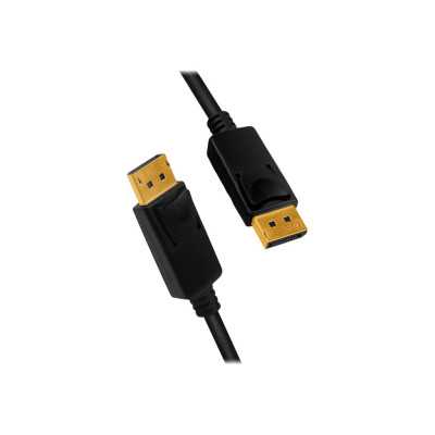 Logilink DisplayPort Cable Black DP to DP 1 m