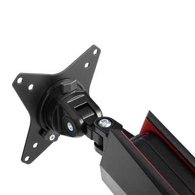 Logilink Desk Mount 17-32 " Tilt, swivel, level adjustment, rotate Maximum weight (capacity) 8 kg Black/Red