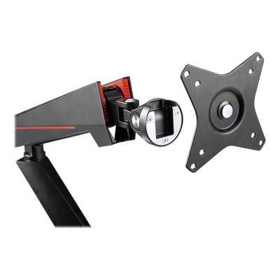 Logilink Desk Mount 17-32 " Tilt, swivel, level adjustment, rotate Maximum weight (capacity) 8 kg Black/Red