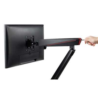 Logilink Desk Mount 17-32 " Tilt, swivel, level adjustment, rotate Maximum weight (capacity) 8 kg Black/Red