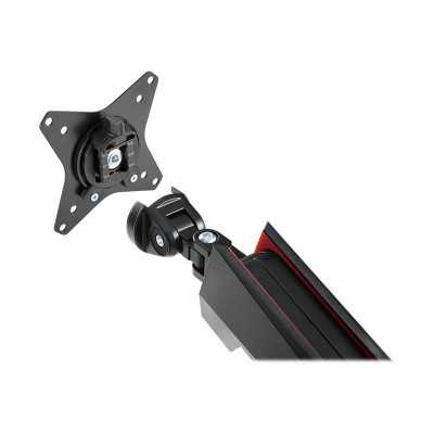 Logilink Desk Mount 17-32 " Tilt, swivel, level adjustment, rotate Maximum weight (capacity) 8 kg Black/Red