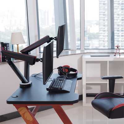 Logilink Desk Mount 17-32 " Tilt, swivel, level adjustment, rotate Maximum weight (capacity) 8 kg Black/Red