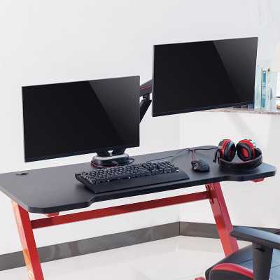 Logilink Desk Mount 17-32 " Tilt, swivel, level adjustment, rotate Maximum weight (capacity) 8 kg Black/Red