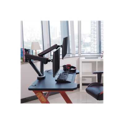 Logilink Desk Mount 17-32 " Tilt, swivel, level adjustment, rotate Maximum weight (capacity) 8 kg Black/Red