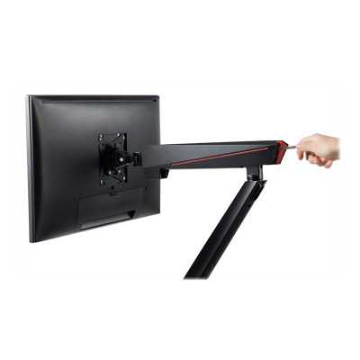 Logilink Desk Mount 17-32 " Tilt, swivel, level adjustment, rotate Maximum weight (capacity) 8 kg Black/Red