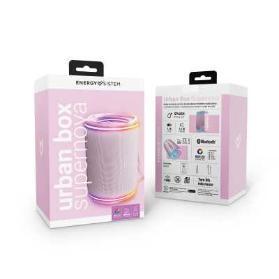 Energy Sistem Urban Box Supernova 16 W Portable Wireless connection Pink Bluetooth