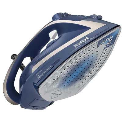 TEFAL Steam Iron FV6830E0 Steam Iron 2800 W Water tank capacity 270 ml Continuous steam 50 g/min Silver/Blue