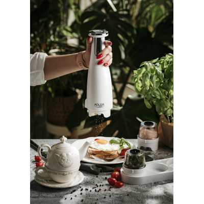 Adler Electric Salt and pepper grinder AD 4449w Grinder 7 W Housing material ABS plastic Lithium Mills with ceramic querns Charg