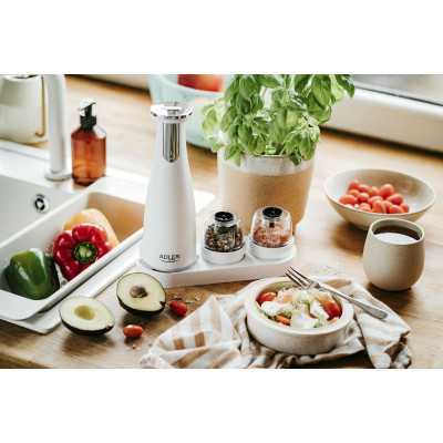 Adler Electric Salt and pepper grinder AD 4449w Grinder 7 W Housing material ABS plastic Lithium Mills with ceramic querns Charg