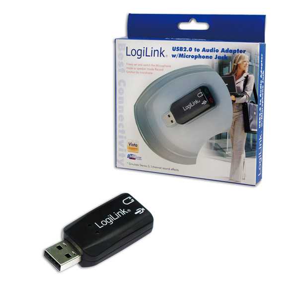 Logilink USB Audio adapter, 5.1 sound effect