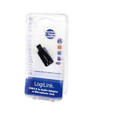 Logilink USB Audio adapter, 5.1 sound effect