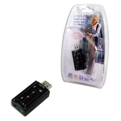 Logilink USB Audio adapter, 7.1 sound effect