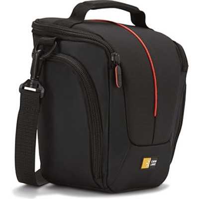 Case Logic DCB-306 SLR Camera Bag Black * Designed to fit an SLR camera with standard zoom lens attached * Internal zippered poc