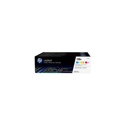 HP Toner 128A CYM Tri-Pack