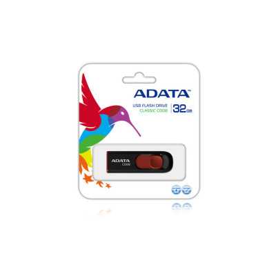 ADATA C008 32 GB USB 2.0 Black/Red