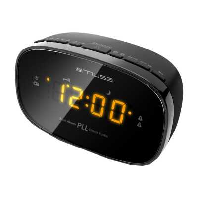 Muse Clock radio PLL M-150CR Alarm function Black