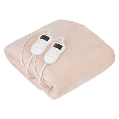 Camry Electric blanket CR 7424 Number of heating levels 8 Number of persons 2 Washable Coral fleece 2 x 60 W Beige