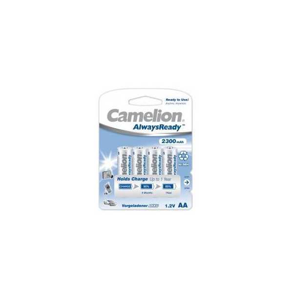 Camelion AA/HR6 2300 mAh Always Ready įkraunamos baterijos Ni-MH 4 vnt.