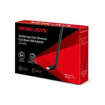 Mercusys AC650 High Gain Wireless Dual Band USB Adapter MU6H