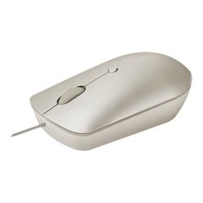 Lenovo 540 USB-C Wired Compact Mouse (Sand) Lenovo