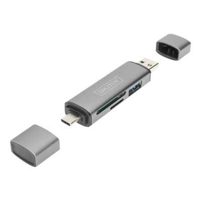 DIGITUS Dual Card Reader Hub USB-C / USB 3.0, OTG Digitus