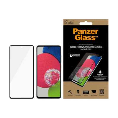 PanzerGlass Samsung Galaxy A52 Black/Transparent Antifingerprint screen protector