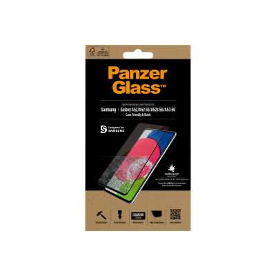 PanzerGlass Samsung Galaxy A52 Black/Transparent Antifingerprint screen protector