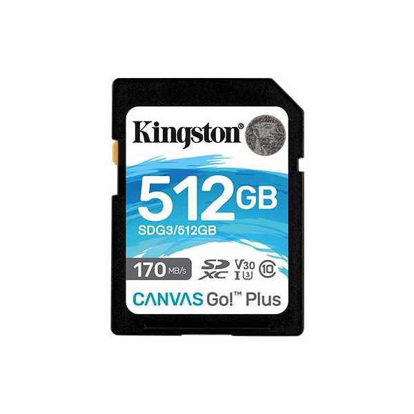 MEMORY SDXC 512GB UHS-I/SDG3/512GB KINGSTON