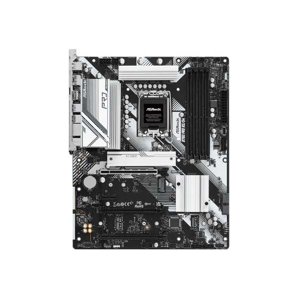 ASRock B760 PRO RS/D4 procesorių šeima Intel procesoriaus lizdas LGA1700 DDR4 DIMM Atminties lizdai 4 Palaikoma standžiojo disko