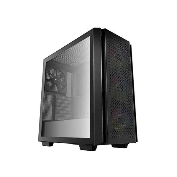 Deepcool MID TOWER CASE CG560 Side window Black Mid-Tower Power supply included No