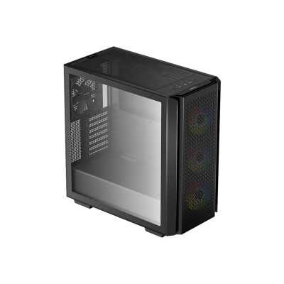 Deepcool MID TOWER CASE CG560 Side window Black Mid-Tower Power supply included No