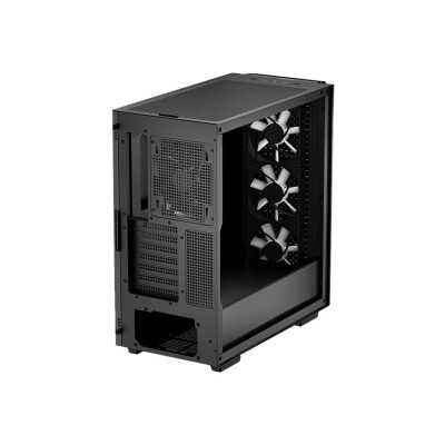 Deepcool MID TOWER CASE CG560 Side window Black Mid-Tower Power supply included No