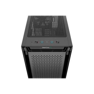 Deepcool MID TOWER CASE CG560 Side window Black Mid-Tower Power supply included No