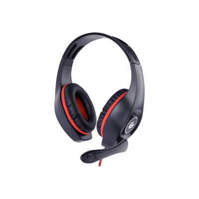 Gembird Gaming headset with volume control GHS-05-R Built-in microphone Red/Black 3.5 mm 4-pin Wired Over-Ear