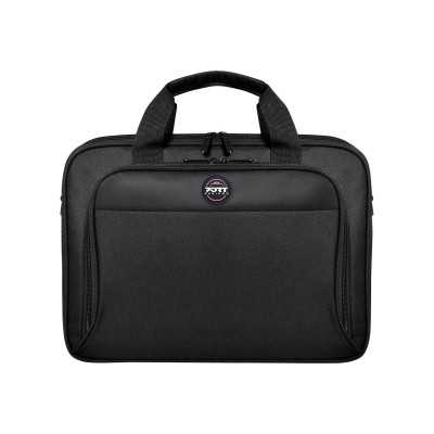 PORT DESIGNS HANOI II CLAMSHELL 13/14 Briefcase, Black PORT DESIGNS Laptop case HANOI II Clamshell Notebook Black Shoulder strap