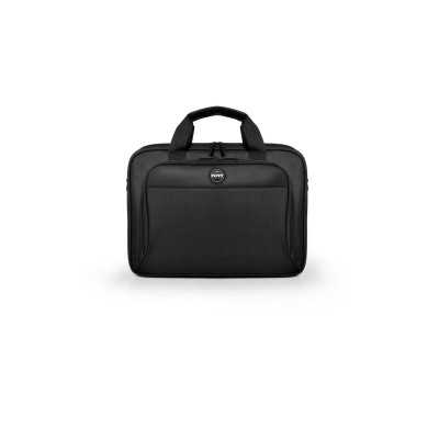 PORT DESIGNS HANOI II CLAMSHELL 13/14 Briefcase, Black PORT DESIGNS Laptop case HANOI II Clamshell Notebook Black Shoulder strap