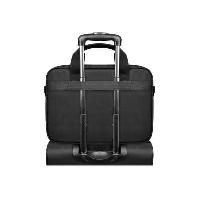 PORT DESIGNS HANOI II CLAMSHELL 13/14 Briefcase, Black PORT DESIGNS Laptop case HANOI II Clamshell Notebook Black Shoulder strap