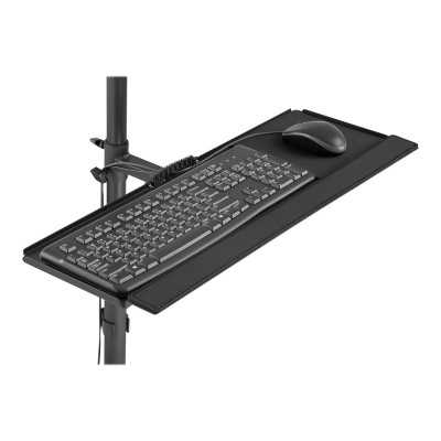 Digitus Mobile workstation with individual height adjustment DA-90374 17-32 " Monitor Mount, PC Holder Black