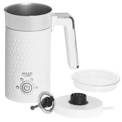 Adler Milk frother AD 4494 500 W Milk frother White