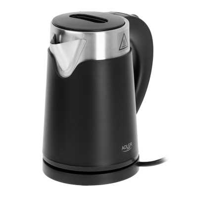 Adler Kettle AD 1372 Electric 800 W 0.6 L Plastic/Stainless steel 360 rotational base Black