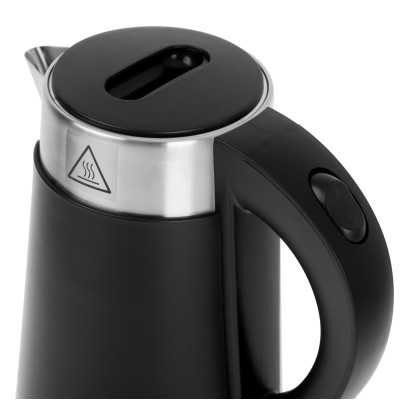 Adler Kettle AD 1372 Electric 800 W 0.6 L Plastic/Stainless steel 360 rotational base Black