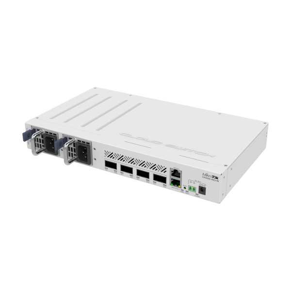 MikroTik Cloud Router Switch“ CRS504-4XQ-IN Nėra „Wi-Fi“ 10/100 Mbit/s Ethernet LAN (RJ-45) prievadų 1 Tinklo palaikymas Nėra MU