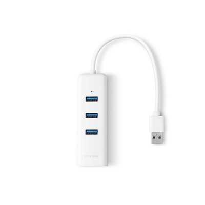 TP-LINK USB 3.0 3-Port Hub & Gigabit Ethernet Adapter 2 in 1 USB Adapter UE330