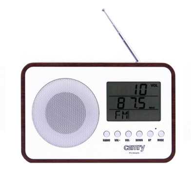 Camry Digital Radio CR 1153 5 W White/woden