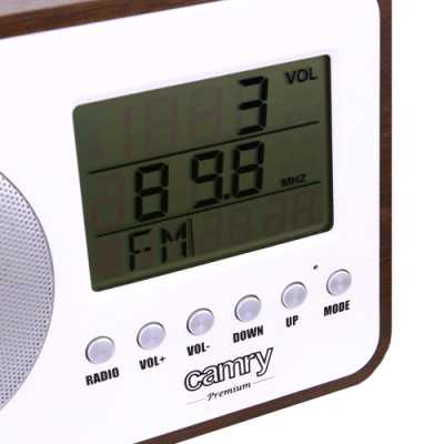 Camry Digital Radio CR 1153 5 W White/woden